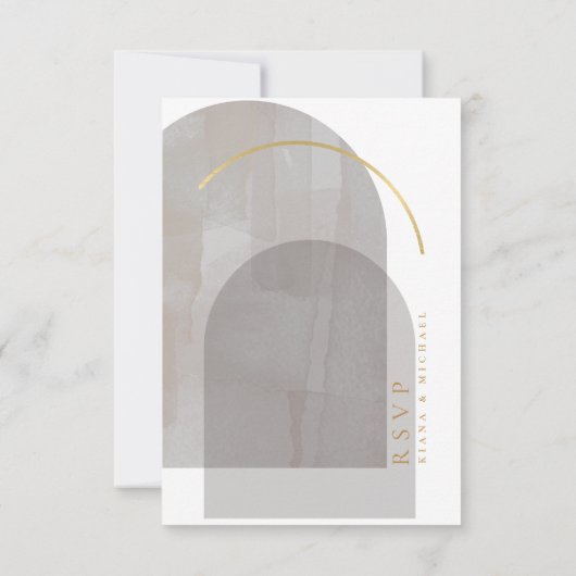 Boho Oasis Wedding ID959 RSVP Kaartje (Achterkant)