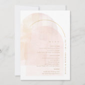 Boho Oasis Wedding Menu ID959 (Voorkant)