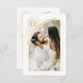 Boho Oasis Wedding Photo Table Number ID959 Kaart (Voorkant / Achterkant)