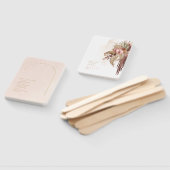 Boho Oasis Wedding Program Blush ID959 Handwaaier (Niet-gemonteerd)