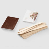 Boho Oasis Wedding Program Burnt Umber ID959 Handwaaier (Niet-gemonteerd)