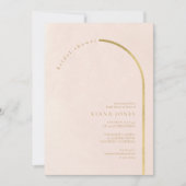 Boho Oasis Wedding Vrijgezellenfeest Blush ID959 Kaart (Voorkant)