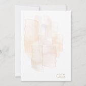 Boho Oasis Wedding Vrijgezellenfeest Blush ID959 Kaart (Achterkant)