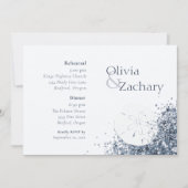 Boho Ocean Sand repetitie diner Kaart (Voorkant)