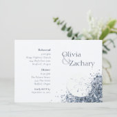 Boho Ocean Sand repetitie diner Kaart (Staand voorkant)