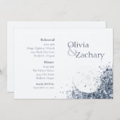 Boho Ocean Sand repetitie diner Kaart (Voorkant / Achterkant)