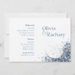 Boho Ocean Sand repetitie diner Kaart