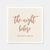 Boho Oefenavondeten De Nacht Tevoren Servetten (Voorkant)