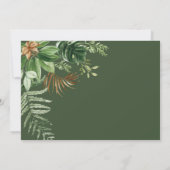 Boho Oerwoud Animals Wild Een 1e Verjaardag Foto Kaart (Achterkant)