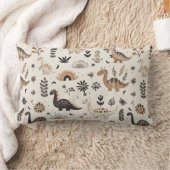 boho-Oerwoud-dinosauruspatroon Kussen (Deken)