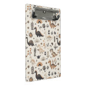 boho-Oerwoud-dinosauruspatroon Mini Klembord (Schuin)