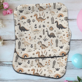 Boho Oerwoud Dinosauruspatroon Verjaardag Papieren Bordje