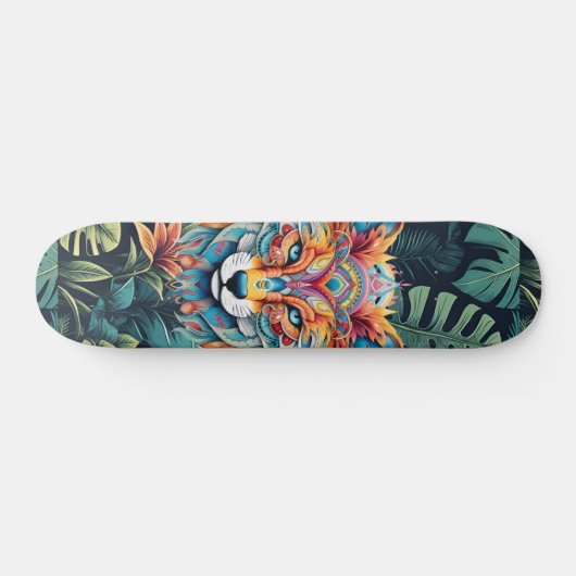 Boho Oerwoud Fox Skateboard (Horizontaal)