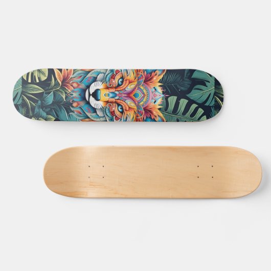 Boho Oerwoud Fox Skateboard (Horizontaal)