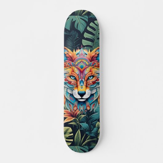 Boho Oerwoud Fox Skateboard (Voorkant)