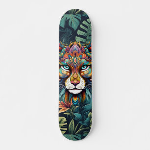 Boho Oerwoud Leeuw Skateboard