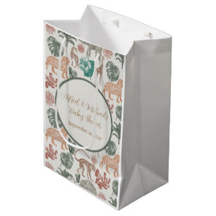 Boho Oerwoud Safari Baby shower Medium Cadeauzakje