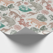 Boho Oerwoud Safari Cadeaupapier (Hoek)