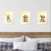 Boho Oerwoud Safari Nursery Art | Set van 3 Prints (Slaapkamer)