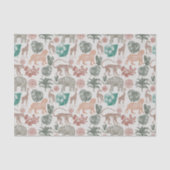 Boho Oerwoud Safari Tissuepapier (Voorkant)