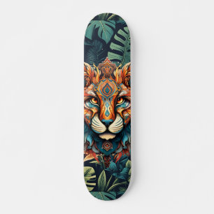 Boho Oerwoud Tijger Skateboard