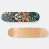 Boho Oerwoud Tijger Skateboard (Horizontaal)