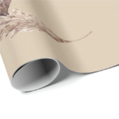 Boho Oh Baby Brown en Tan Bassinet Cadeaupapier (Rol Hoek)