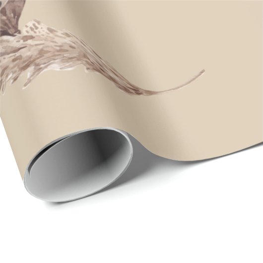 Boho Oh Baby Brown en Tan Bassinet Cadeaupapier (Rol Hoek)