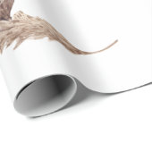 Boho Oh Baby Brown en White Bassinet Cadeaupapier (Rol Hoek)