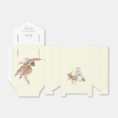 Boho Oh Baby Geel Bassinet Baby shower Bedankdoosjes (Uitgevouwen)