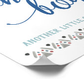 Boho Oh Boy Tribal Baby shower Sign. Poster (Hoek)