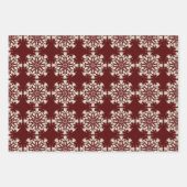 Boho Old Fashioned Kerstmis Mandala Snowflake Inpakpapier Vel (Voorkant 2)