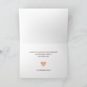 Boho olifant dank u bedankkaart (Binnen)