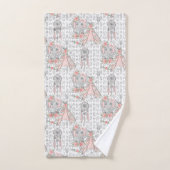 Boho olifant liefhebbers betegeld bad handdoek (Handdoek)