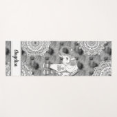 Boho Olifant Mandala Yoga Mat (Voorkant (horizontaal))