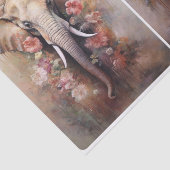 Boho-olifanten Tissuepapier (Detail)