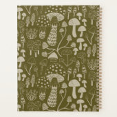 Boho Olive Mushroom Planner (Achterkant)