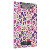 Boho Ombre Floral Paars Klembord (Rechts)