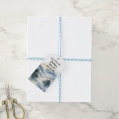 Boho Onderhoud Meer Bomen Avontuur Bruidsuitnodigi Cadeaulabel (Met Touw)