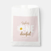 Boho ONEderful Daisy Birthday Party Bedankzakje (Voorkant)