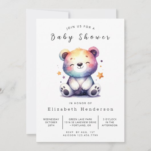 Boho Online Beer Baby shower Kaart (Voorkant)