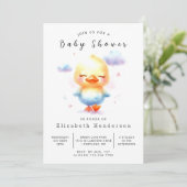 Boho Online Duck Baby shower Kaart (Staand voorkant)
