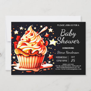 Boho Online Kleine Muffin Boy Baby shower Kaart