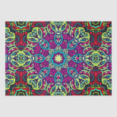 Boho ontwerp Mandala Tissue Paper Tissuepapier (Voorkant)