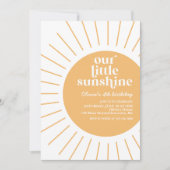 boho onze kleine zonnige verjaardag kaart (Voorkant)