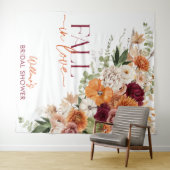 Boho Oogst Herfst Bruidsfeest Decoratie Wandkleed (In Situ (horizontaal))