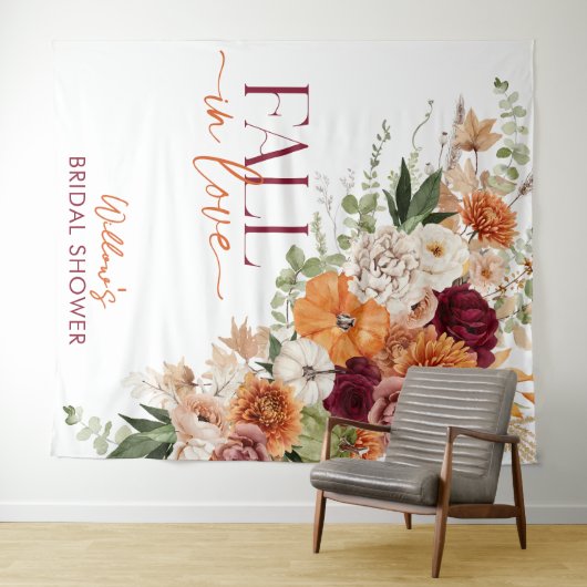 Boho Oogst Herfst Bruidsfeest Decoratie Wandkleed (In Situ (horizontaal))