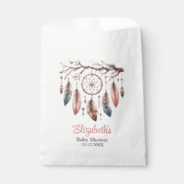 Boho op maat gemaakte dromenvanger baby shower bedankzakje