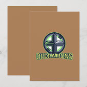 Boho Orange Pink Wallpaper | Earth Tone Design Bedankkaart (Voorkant / Achterkant)