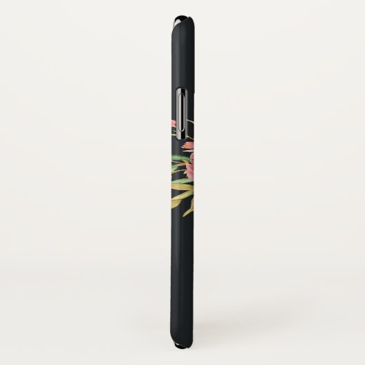 Boho Oranje Camera & Floral Bouquet Waterverf Case-Mate iPhone Case (Achterkant / rechts)